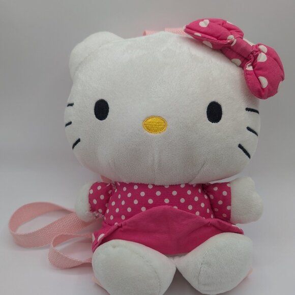 Sanrio Hello Kitty Plush Trio: Jumbo Dressed, Classic Pink, & Panda Mini Set - Picture 4 of 10